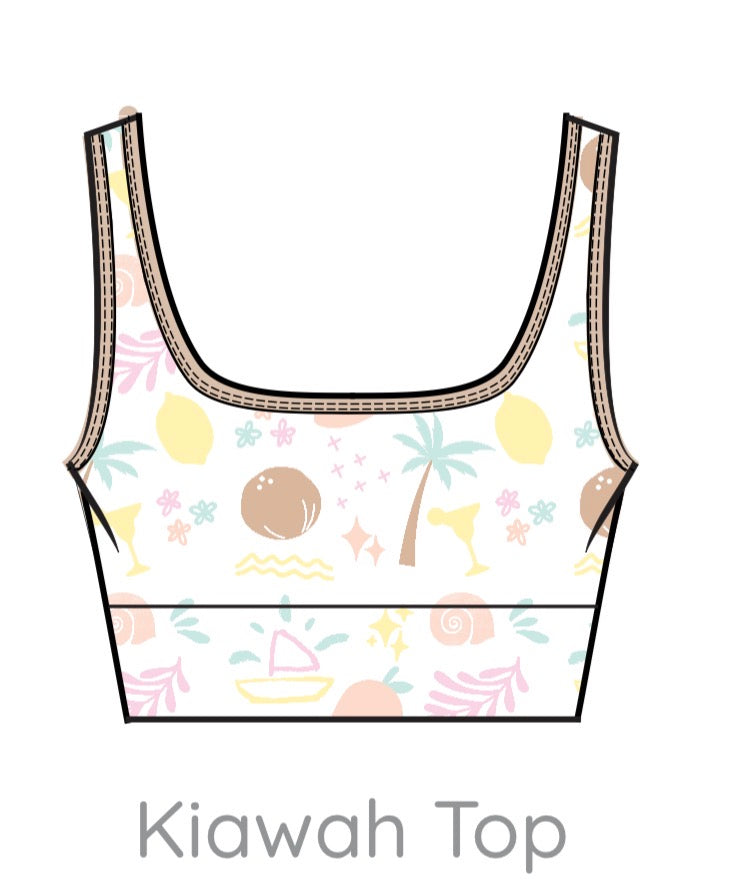 Lainsnow X The Last Mango - Kiawah Top- Coconut Cove – Last Mango